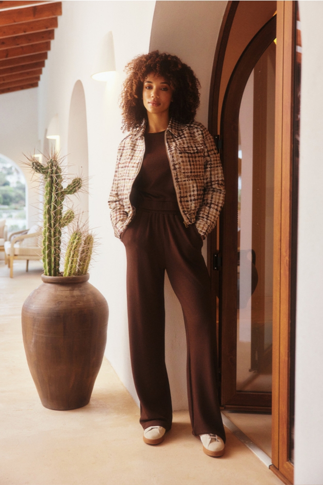 TROUSER RAJA QH33 212 Dark Brown